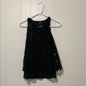 Express FLOWER LACE TANK